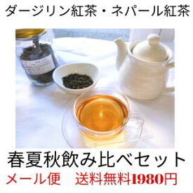 春夏秋3シーズン飲み比べセット紅茶　ダージリンとネパール　新茶シングルオリジン　紅茶福袋ー2