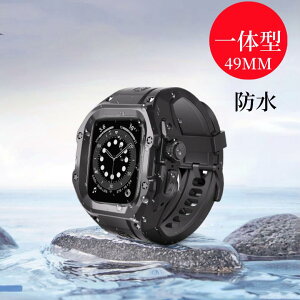 �y���������z�A�b�v���E�H�b�` �o���hApple Watch Ultra2�Ή� �J�o�[ �x���g �P�[�X ��̌^49MM �V���R�� �X�e�����X �Z�b�g ������� �h�� �X�|�[�c �N���A ���� �����Y