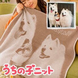 ブランケット 愛犬・愛猫のニット ペットの温もり ぬくもり 思い出 別れ 癒し うちの子 プリント以外 メモリアル グッズ ペットロス 支え 遺影