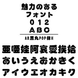 【ポイント10倍】【35分でお届け】AR黒丸POP体H　Windows版TrueTypeフォント【C&G】【ダウンロード版】