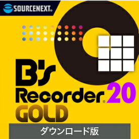 【ポイント10倍】【35分でお届け】B's Recorder GOLD 20 ダウンロード版 【ソースネクスト】