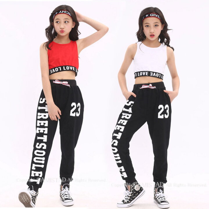 楽天市場 タンクトップ インナー 子供 ダンス 衣装 ヒップホップ ダンストップス キッズ Hiphop ステージ衣装 ジャズダンス ウエア 衣装 子供服 スポーツウェア タンクトップ ショート丈 女の子 赤色 白色 黒色 トップス かっこいい かわいい ステージ衣装 団体服