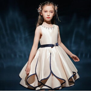 子供ドレス スパンコール ピアノ発表会 ドレス おしゃれ 女の子 ロング パーティー ジュニア ワンピース キッズ フォーマル 子供 ドレス 発表会 子供ドレス 結婚式 誕生日パーティー 宴会 袖