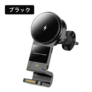 3�䓯���[�d �ԍڃz���_�[ ���C�����X�[�d�� 360�x��] magsafe�Ή� �}�O�l�b�g�� ���C�����X�C���z�� 3way 15W �G�A�R�������o�����p Android iPhone Apple Watch AirPods�p �� ��̌^ 1�b�u�ԋz�� ���^ �g