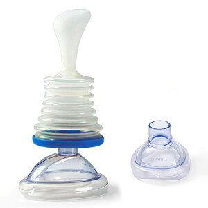 窒息救助装置ホームキット 子供と大人用のポータブル気道吸引救助装置 応急処置 トラベルキット 2つの異なるサイズのマスクを備えた単一の窒息緊急装置 短い吸引時間 援助装置 強力吸引