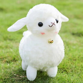 羊 ぬいぐるみ かわいい 鈴付き ぬいぐるみ 25cm 抱き枕 ひつじ 動物 シープぬいぐるみ 可愛い インテリア 部屋飾り 子供 おもちゃ アニマル ふわふわで癒される 柔らか 心地いい 子供 彼女へ 誕生日 プレゼント クリスマス 贈り物 入園祝い クレーンゲーム 景品 送料無料