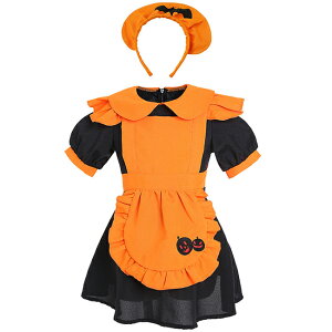 ハロウィン 衣装 子供 コスプレ かぼちゃ ベビー 女の子 パンプキンウィッチ コスチューム 子供用 ハロウィン仮装 赤ちゃん 着ぐるみ カボチャ コスチューム ハロウィーン衣装 キッズ コス