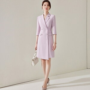 レディース ワンピース セレモニー スーツ パープル 半袖 大きいサイズ フォーマル スーツ ワンピーススーツ 高品質 結婚式 仕事 セットアップ 春 夏 秋 冬 ママ フォーマル お宮参り レディ