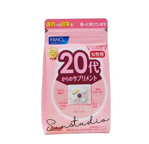 fancl ファンケル 20代からのサプリメント 女性用(30袋)(機能性サプリ)女性に不足しがちな鉄&亜鉛をしっかり補給 ビルベリー 肌荒れ対策 生理前対策 内側ケア ビタミンB群 美容習慣