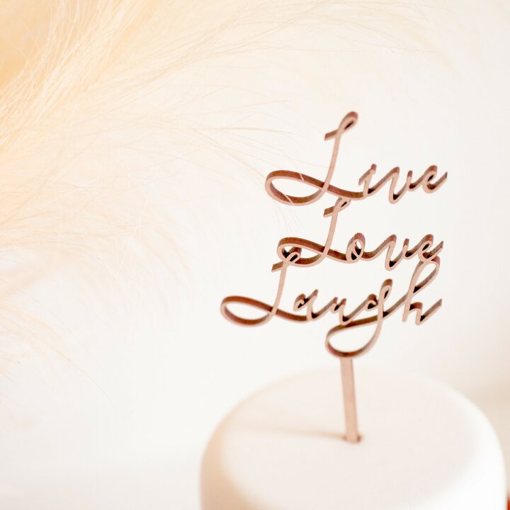 楽天市場 木製 ケーキ トッパー Live Love Laugh Happy Wedding 結婚式 前撮り ウエディング Wood アイテム フォト ウッド レター バナー ウェディング パーティー 2次会 ビーチ リゾート おしゃれ 新郎 新婦 花嫁 飾り インスタ 映え Sns Best Day