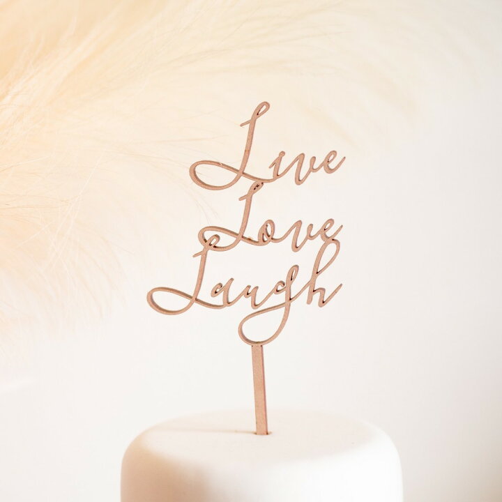 楽天市場 木製 ケーキ トッパー Live Love Laugh Happy Wedding 結婚式 前撮り ウエディング Wood アイテム フォト ウッド レター バナー ウェディング パーティー 2次会 ビーチ リゾート おしゃれ 新郎 新婦 花嫁 飾り インスタ 映え Sns Best Day