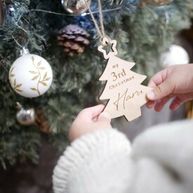 木製〈 名前を刻印 / オーナメント 〉 クリスマス ベビー オーナメント アドヴェント カレンダー レター バナー ナンバー タグ ニューボーン 雑貨 赤ちゃん キッズ グッズ アイテム sns インスタ 映え アート 飾り 撮影 小物 Advent calendar 飾り付け 記念 写真