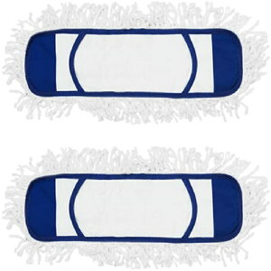 Eyliden 「FC-06-BLUE-2 取替えクロス2枚」 取替用 フロアワイパー 2枚セット フロアモップ 綿系 クロス パッド ぞうきん スペアモップ 交換パッド 水拭き 乾拭き 掃除 雑巾 パッド フローリング 床