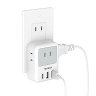 TESSAN USB-C コンセント タップ 電源タップ USB-C付き 3個AC口 2個USB-Aポート 1個Type-Cポート 蛸足コ…
