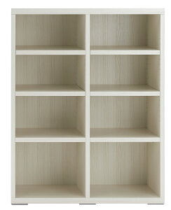 キャビネット サイドボード オープン棚 本棚 食器棚 リビング オープン 幅90cm ブラウン ホワイト ウォールナット 壁面収納 リビング収納 キッチン収納 書斎 棚 完成品