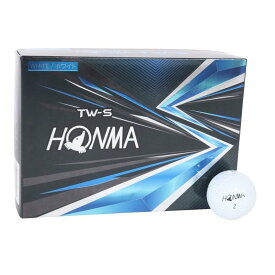 ホンマ ゴルフ ボール TW-X TW-S 2021 1ダース 12球入り ホワイト イエロー 3ピース ツアー系 スピン 飛距離 TOUR WORLD 本間 HONMA/TW-S_2021/ホワイト