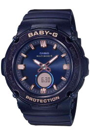 [カシオ] 腕時計 ベビージー 電波ソーラー Starlit Bezel Series BGA-2700SD-2AJF レディース ー