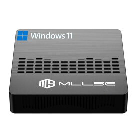 ミニpc 6GB DDR4 128GB SSD インテル Celeron N4000 2コア2スレッド Windows11 最大2.60 GHzデスクトップpc 高速Wi-Fi 5 BT4.2 HMDI×1 VGA×1 USB 3.2 ×3 2画面出力 静音性 超小型 Mini PC MLLSE M2 Air