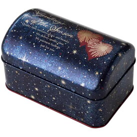 ヘッズ ギフトボックス 15×9×9.5cm ネイビー 6個 クリスマス エトワル 缶 冬 HEADS ETO-CAN1
