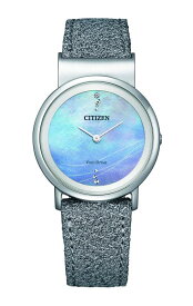 [Citizen] 腕時計 チャンルーコラボレーションモデル 世界1,080本 エコ・ドライブ Ambiluna Collection EG7071-03L レディース グレー