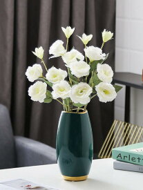 花瓶 白 陶器 花器 フラワーベース ホワイト白い 大 かびん 北欧 セラミック おしゃれ 生け花 インテリア 家の装飾 プレゼント ギフト