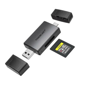 CFexpress カードリーダー USB-C/A 高速 USB3.1 10Gbps メモリカードリーダー OTG対応 スマホ タブレット MacBook