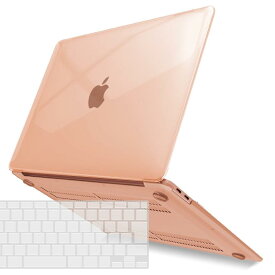 iBenzer 2022 2021 2020 MacBook Air 13 用 ケース モデル M1 A2337 A2179 A1932 保護ケース + 日本語配列キーボードカバー 付き 13インチのマックブックエアーに対応 Mac Airに対応 ハードシェル カバー (2022-2018