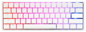 Ducky One 2 ミニ ピュアホワイト - RGB LED 60% ダブルショット PBTメカニカルキーボード