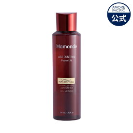 【 Mamonde 公式 】 エイジ コントロール パワー リフト スキン ソフナー 200ml【 マモンド 】 化粧水 エイジングケア 保湿 弾力 バリア機能 ペプチド コラーゲン 紅参 高麗人参 サポニン ツバキ 椿 ハリ 肌 キメ 乾燥肌 年齢肌 スキンケア 韓国 コスメ 化粧品 アモパシ