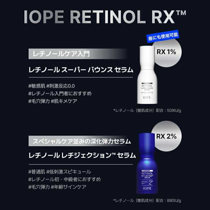 楽天市場】ND_【 IOPE 公式 】 レチノール レチジェクション セラム 