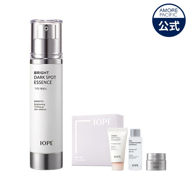 楽天市場 Iope公式 ブライトニング シミ エッセンス 45ml アイオペ Amorepacific 韓国コスメ スキンケア 透明感 肌バランス ゴワつき きらめくツヤ肌 Amorepacific 楽天市場店