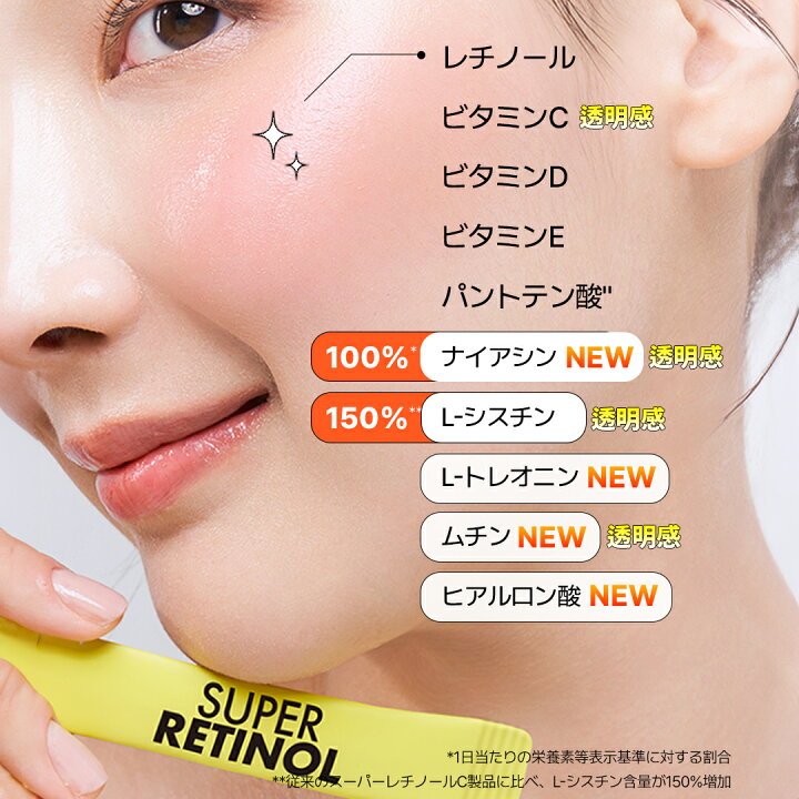 楽天市場】ND_【VITALBEAUTIE公式】スーパー レチノール 30包/60包(30 