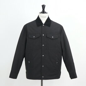 ＼P5倍 24日20時～／【新品】 メゾン キツネ MAISON KITSUNE アウター ジャケット・ブルゾン JM02218WQ0045 P198 メンズ BLACK シンプル コーデュロイ キルティング ロゴ 刺繍