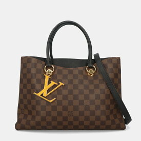 ＼お買い物マラソン／【中古／Bランク】ルイ ヴィトン LOUIS VUITTON N40050 LV LVリバーサイド ショルダーバッグ ハンドバッグ 2WAY ダミエ レザー ブラウン レディース メンズ