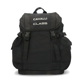 【新品】 カヴァリクラス CAVALLI CLASS バッグ OXV10JSB049 05051 ユニセックス BLACK リュック バックパック メンズ レディース 大容量 シンプル ロゴ