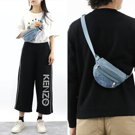 【新品】 ケンゾー KENZO バッグ ボディバッグ・ウエストポーチ FA65SF307F20 62 ユニセックス ブルー系 メンズ レディース タイガー トラ ロゴ