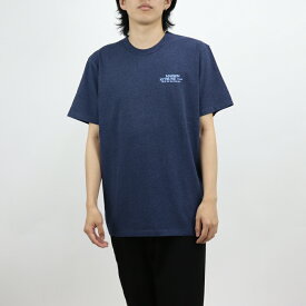 ＼ポイント3倍／【新品】 メゾン キツネ MAISON KITSUNE IU00120KJ0008 H481 UNISEX ルード リシュリューTシャツ ネイビーメランジ ロゴ クルーネック 半袖 コットン シンプル オーバーサイズ レディース メンズ ユニセックス