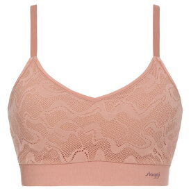 ポイント10倍[トリンプ]スロギー ゴー オールラウンド レース カップ付きハーフトップ sloggi GO Allround Lace Top JX ノンワイヤーブラジャー