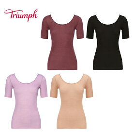 ★セール再値下げ44％OFF★[トリンプ]薄くて軽い インナー5170 3分袖トップ【LLサイズ】TR5170 Top(3) インナー レディース あったか 半袖 暖かい 冬 下着 肌着 トップス 無地