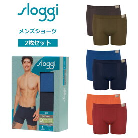[トリンプ]スロギー メン ゴー ナチュラル ショート 2枚組 sloggi men GO Natural Short C2P JX メンズ インナー 下着 ボクサーパンツ 綿混 コットン 2枚セット 2色セット