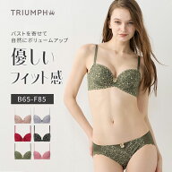 【楽天限定タイムセール】[トリンプ]すっきりスムースブラ ブラ＆ショーツセット【B,C,D,E,Fカップ】 WHU…