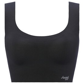 [トリンプ]スロギー ゼロ フィール 綿混タイプ カップ付きハーフトップ【S,M,L,LLサイズ】sloggi G028 N-Top ノンワイヤー ブラジャー コットン 無縫製 ひびきにくい インナー レディース 下着