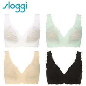 ★セール再値下げ38％OFF★[トリンプ]スロギー ゼロ フィール レース ボタニカル ハーフトップ【M,Lサイズ】(ブラトップ 総レース ブラレット) sloggi G057 N-Top3