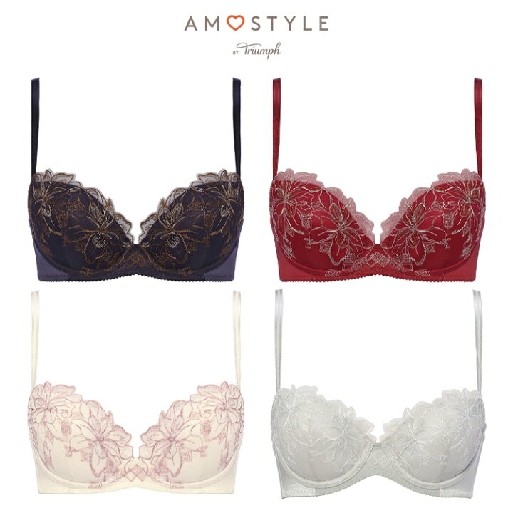 楽天市場】☆セール20％OFF☆[アモスタイル]夢みるブラ ブラジャー 