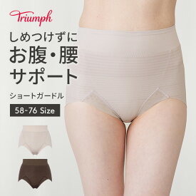 ★セール再値下げ31％OFF★[トリンプ]おなかサポートシェイパー575 ショートガードル【58,64,70,76サイズ】TR575 PY 補整下着 矯正下着 補正下着 ブラウン グレー