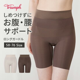 ★セール再値下げ40％OFF★[トリンプ]おなかサポートシェイパー575 ロングガードル【58,64,70,76サイズ】TR575 PLY 補整下着 矯正下着 補正下着 ブラウン グレー