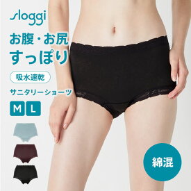 [トリンプ]スロギーフィット サニタリーショーツ マキシ【M,Lサイズ】sloggi Fit SAN. Maxi 生理用 綿混 コットン レディース 下着 ハイウエスト お腹まで シンプル 無地 定番 黒