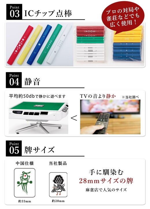 楽天市場】【4/14 20:00～4/15はポイント5倍!!全自動麻雀卓限定!!】全 