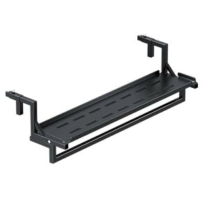 バルコニー テーブル ベランダ テーブル ガーデンテーブル 金属 さまざまな手すりに適しています 屋外 パティオテーブル スペースを節約 バルコニーテーブル 屋外用デッキレール吊り下げ