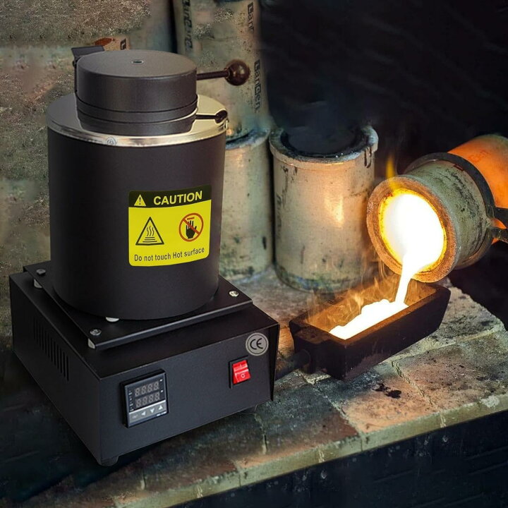 楽天市場】電気溶解炉 デジタル金属熔融炉 1100℃110V デジタル温度制御 
